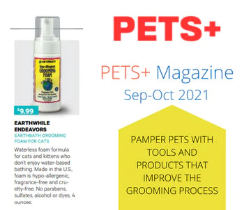 PETS+ Magazine : Pampered Pets : Hypoallergenic Grooming Foam for Cats