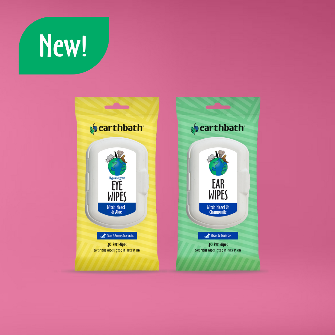 earthbath® Announces New Plant-Based Ear and Eye Wipes