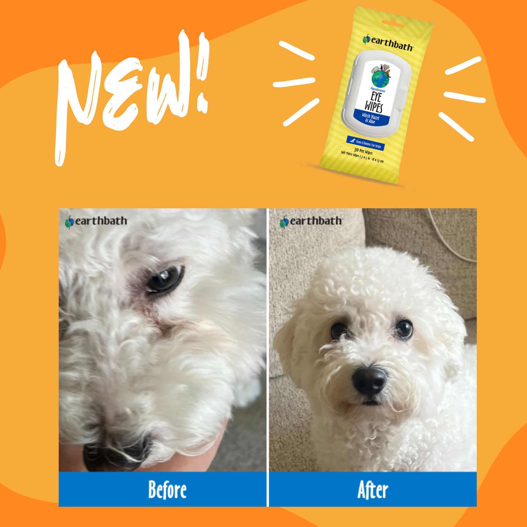 Tear wipes for sales dogs