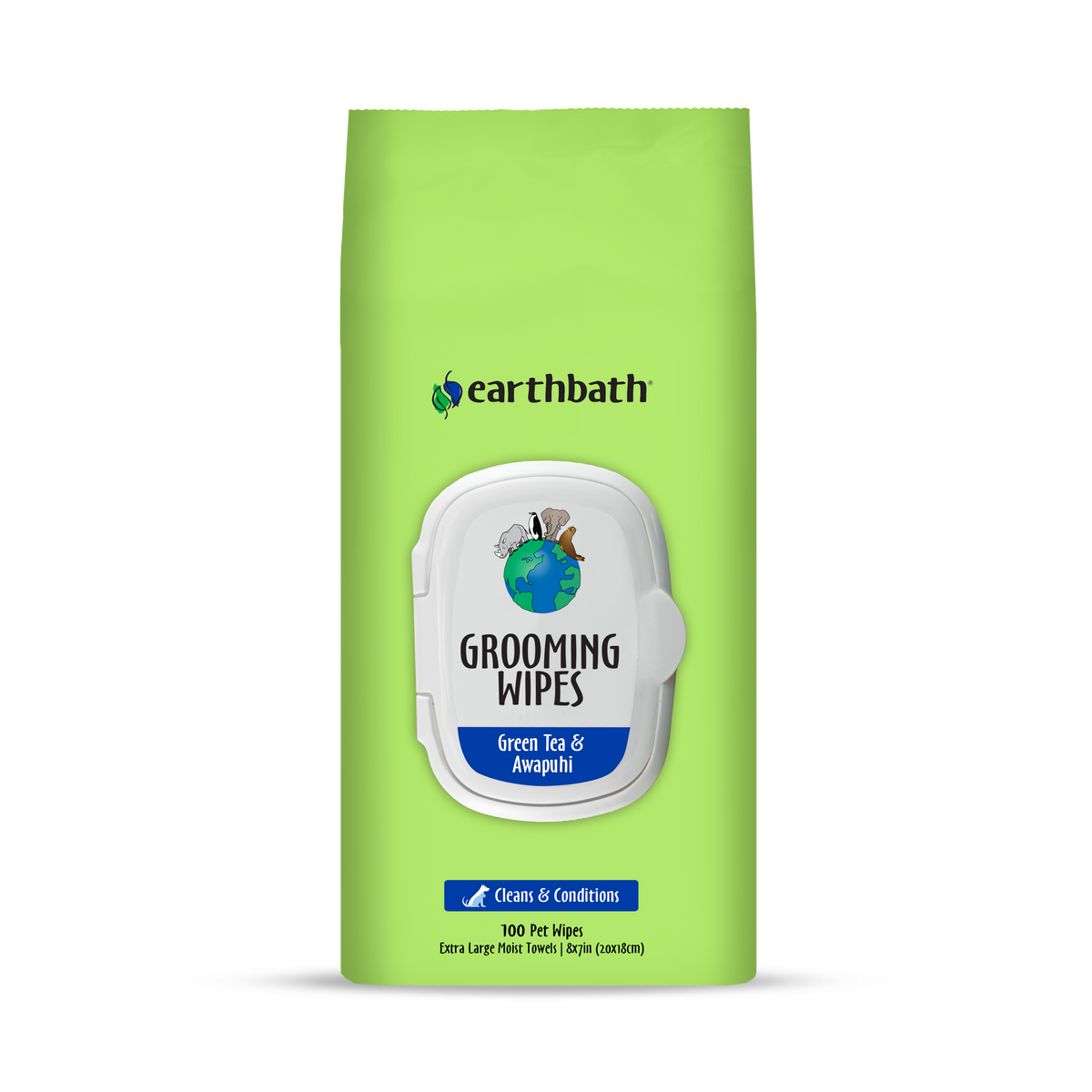Grooming Wipes - Green Tea & Awapuhi
