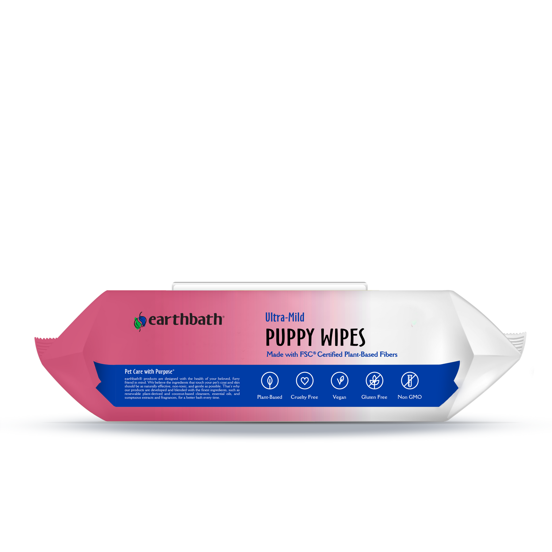 Plant Based Puppy Wipes Extra Gentle earthbath
