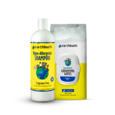 earthbath® Hypo-Allergenic Grooming Set for Dogs, Fragrance Free, For Sensitive Skin, Made in USA