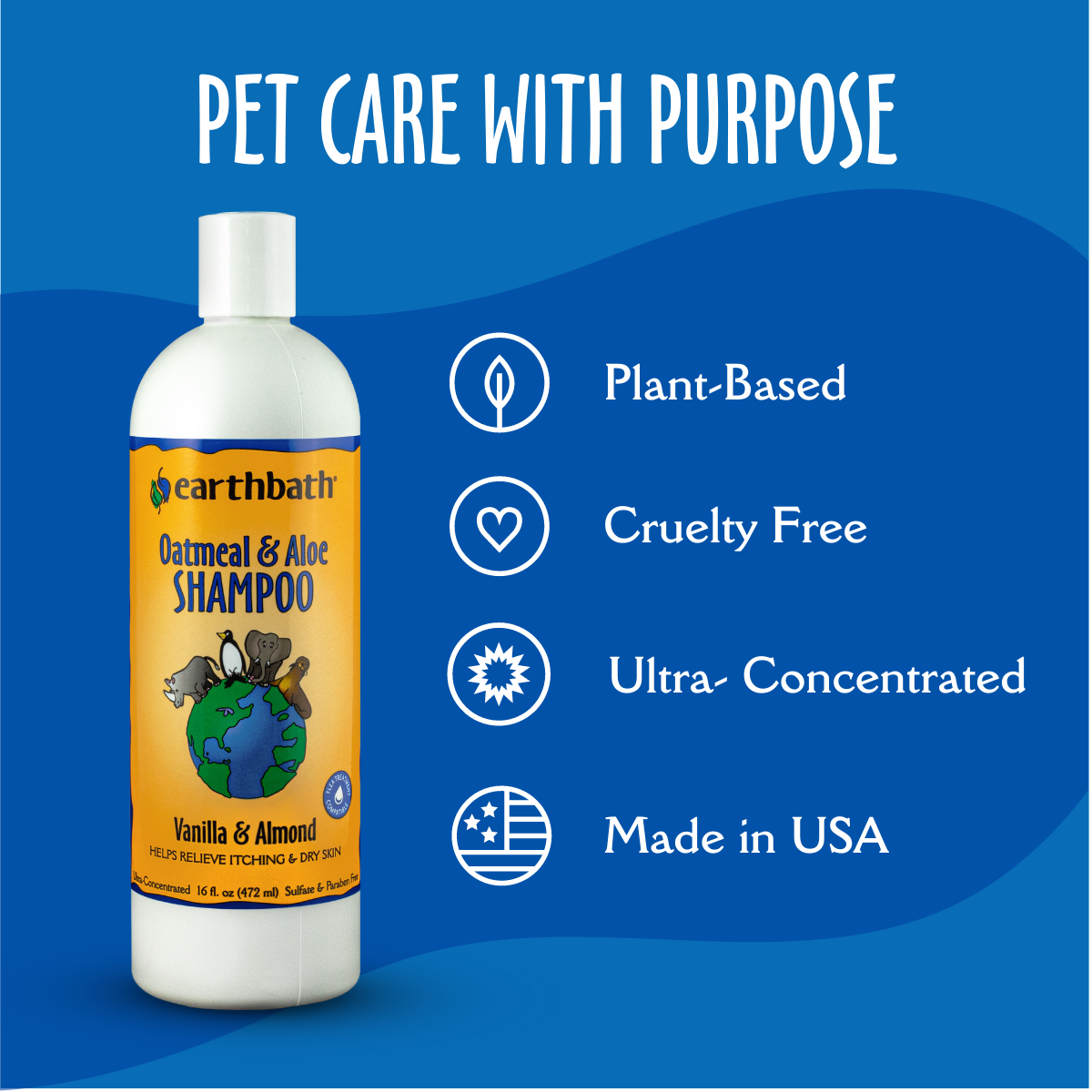 Happy Tails Soggy Doggy Spa Oatmeal Dog Shampoo - 16 fl oz