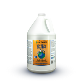 earthbath® Oatmeal & Aloe Shampoo, Vanilla & Almond, Helps Relieve Itchy Dry Skin, Made in USA, 128 oz