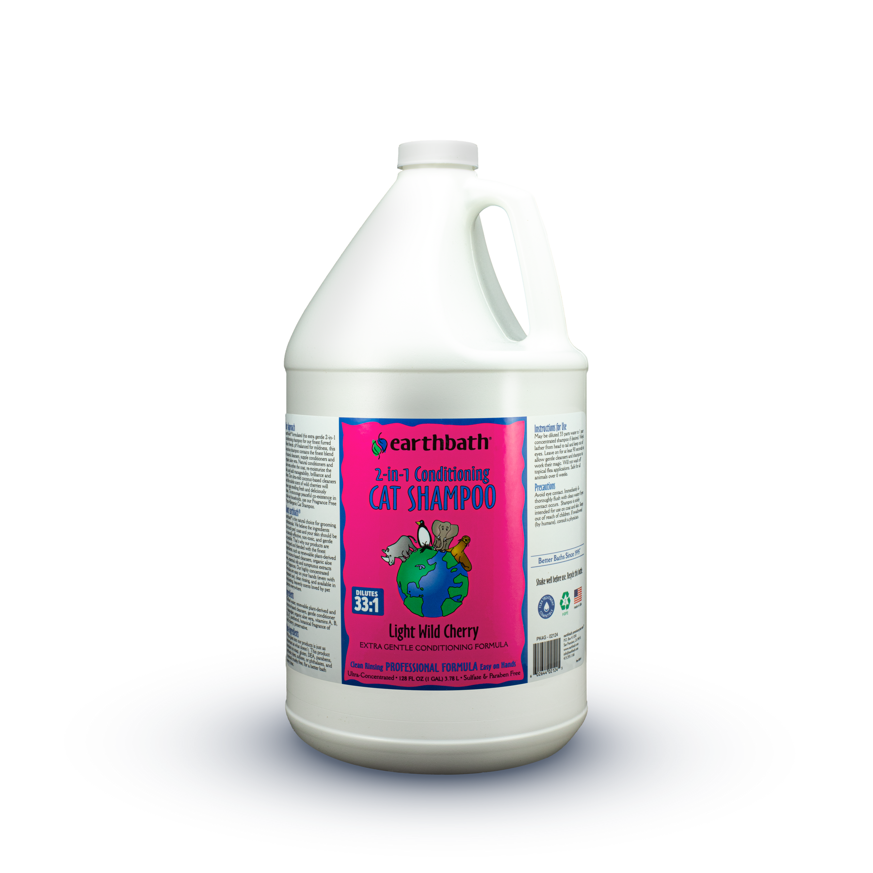 Cat Shampoo Sensitive Skin Plant Based earthbath