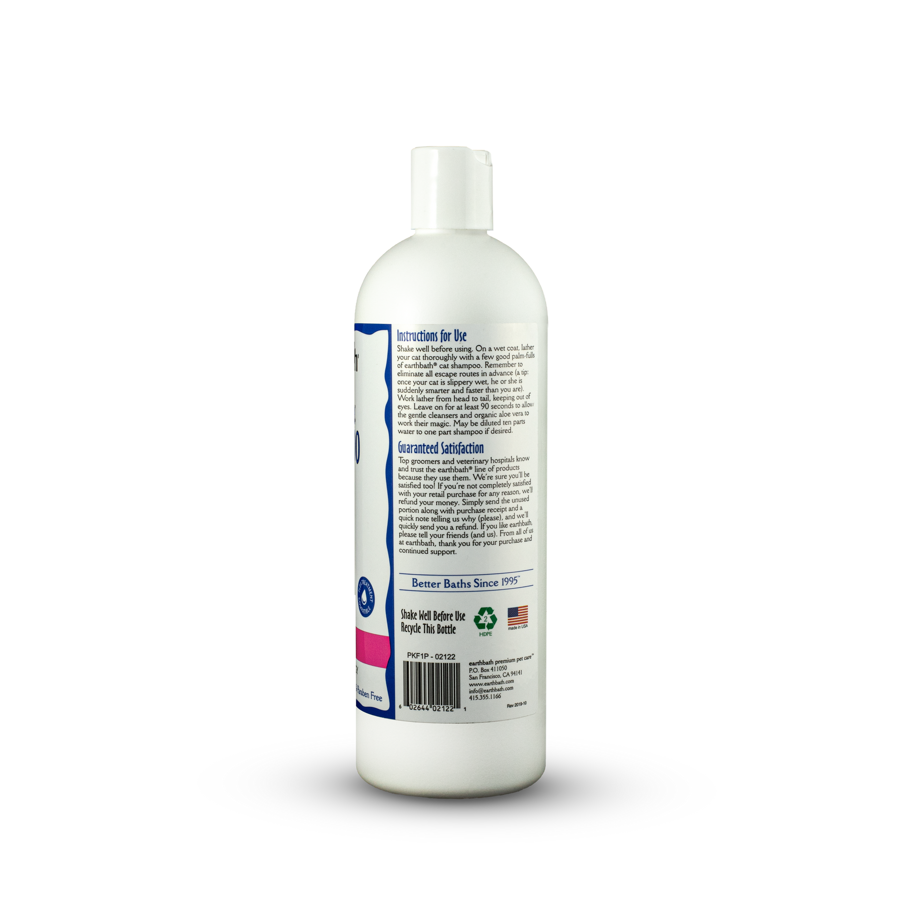 Leave in top cat shampoo