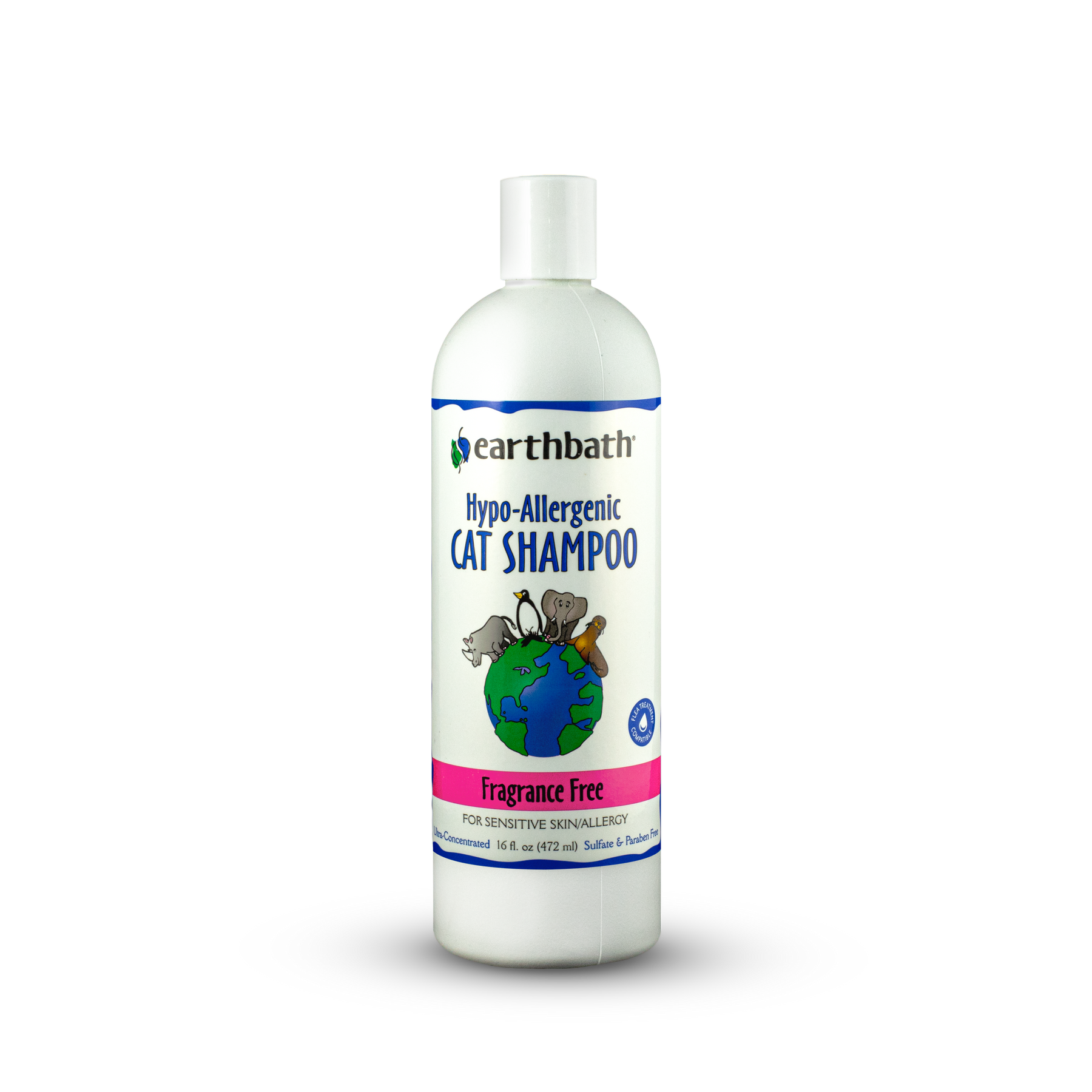 Hypoallergenic Cat Shampoo for Sensitive Skin earthbath