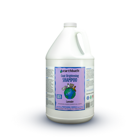 earthbath® Coat Brightening Shampoo, Lavender, Enhances Color & Shine in All Coats, Made in USA, 128 oz