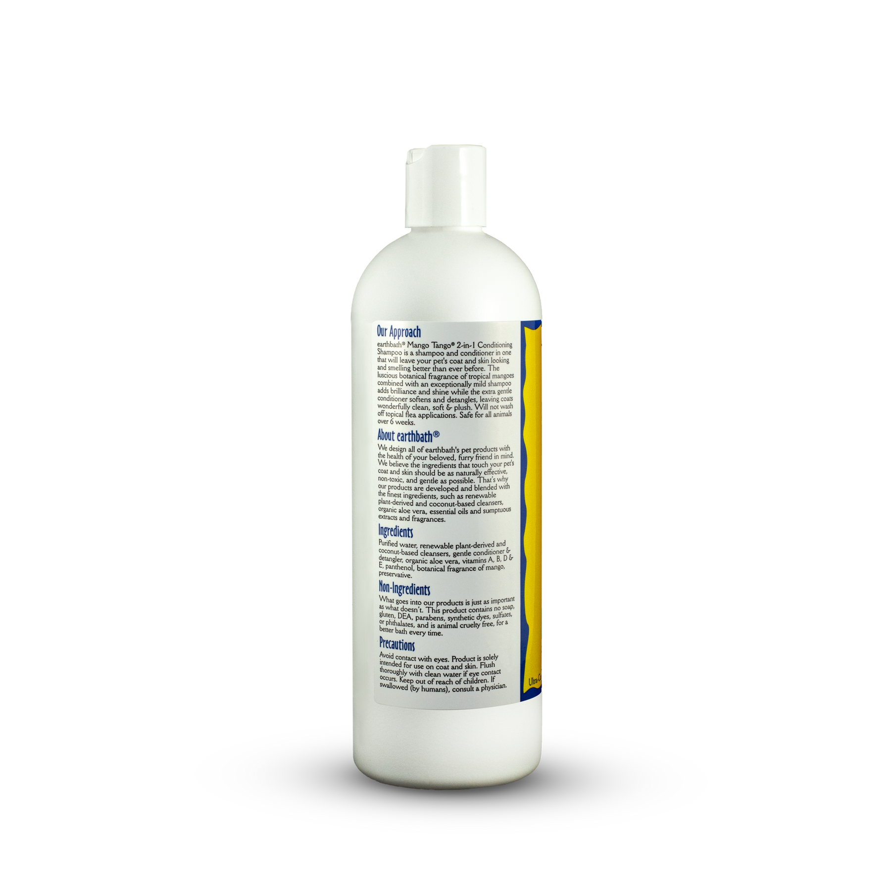 earthbath® 2-in-1 Conditioning Shampoo, Mango Tango®, Conditions & Detangles, Made in USA, 16 oz