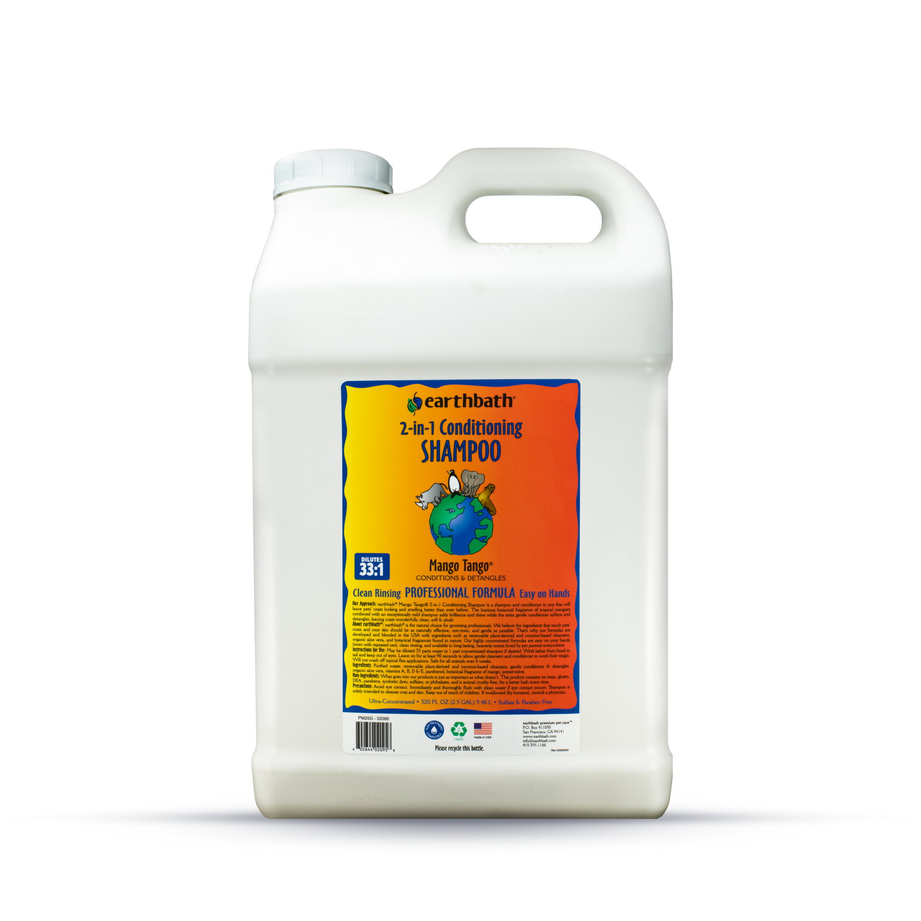 Mango Tango Conditioning Dog Shampoo earthbath