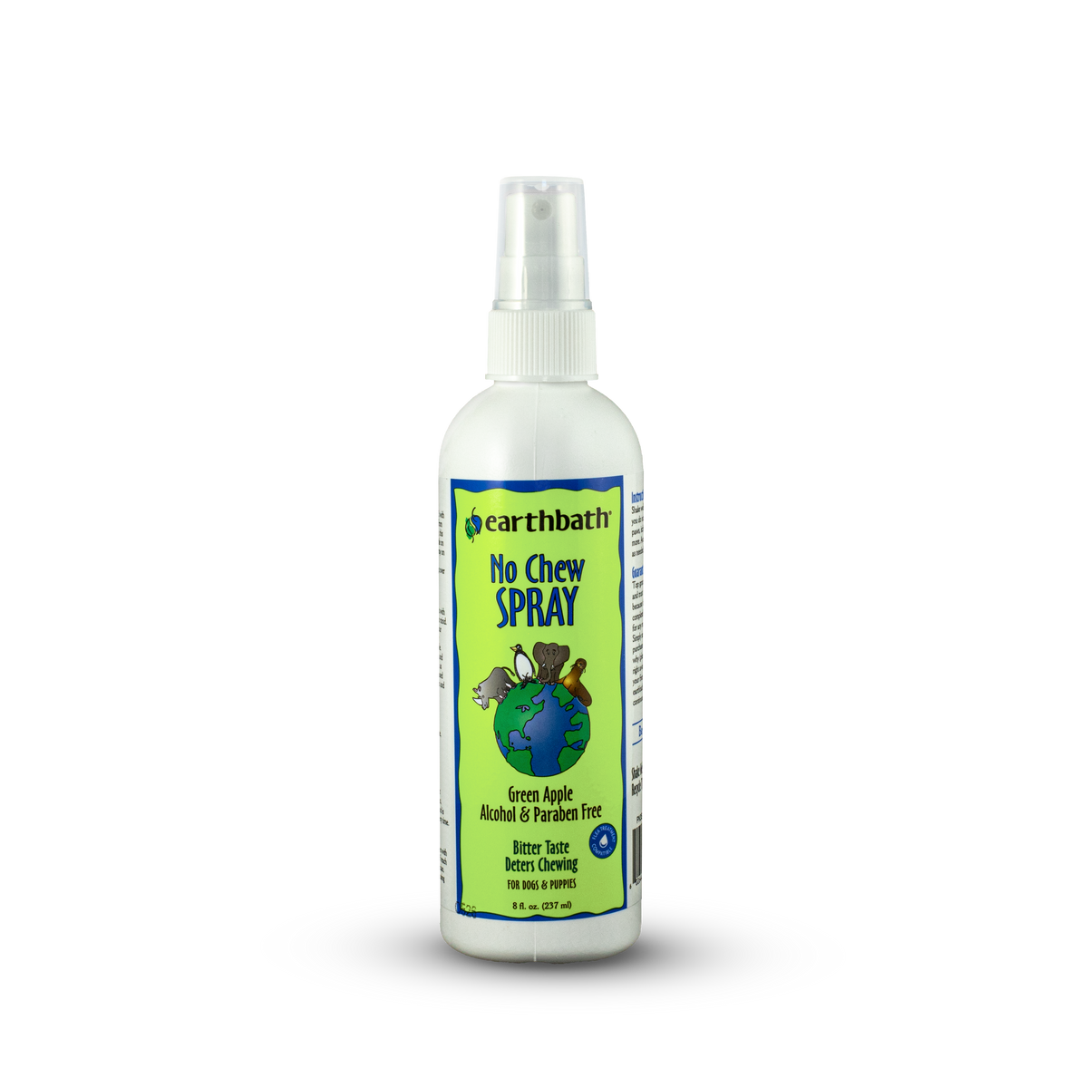 earthbath® No Chew Spray, Green Apple & Bitters, Made in USA, 8 oz