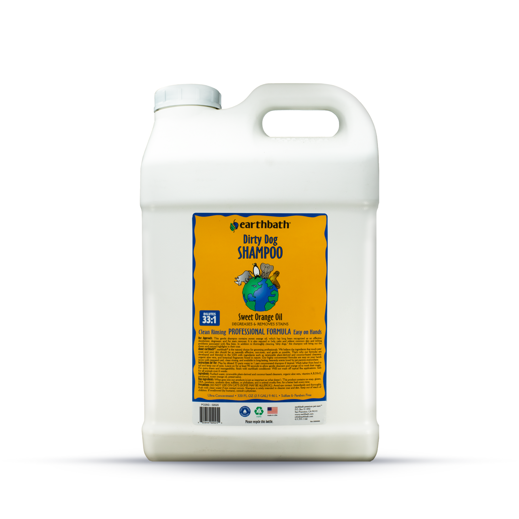 Dirty Dog Shampoo Degreases Removes Stains earthbath