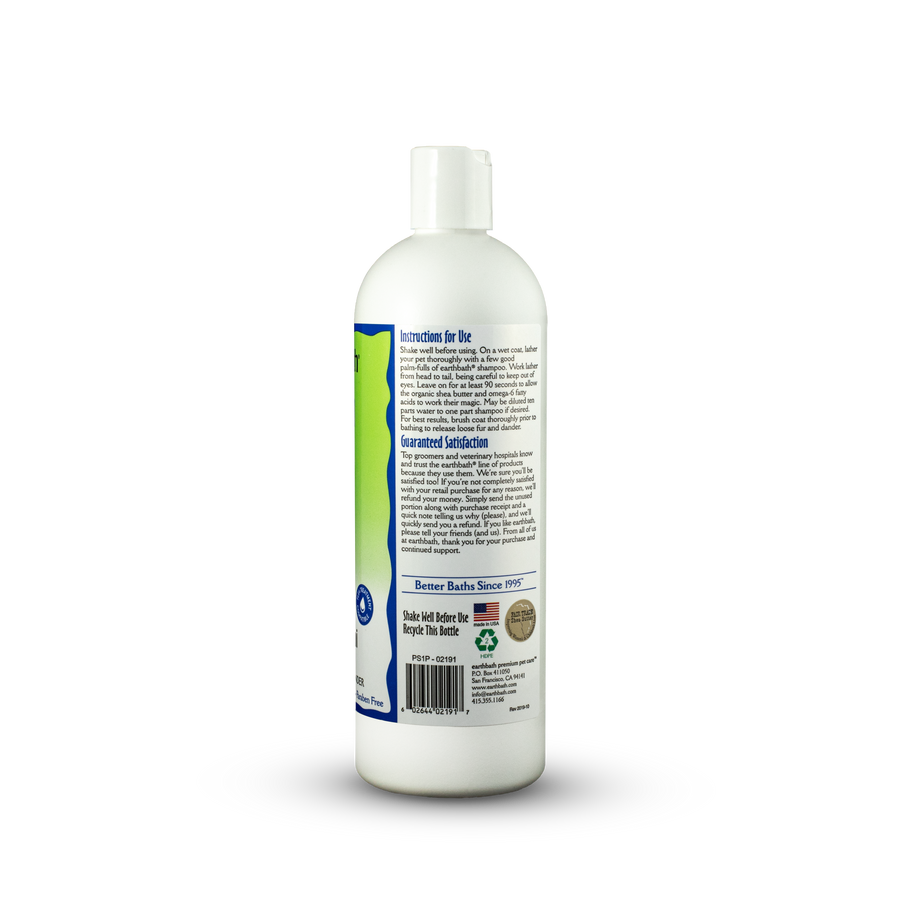Shed Control Shampoo, Relieves Shedding, Dander earthbath®