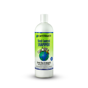 earthbath® Shed Control Shampoo, Green Tea & Awapuhi with Organic Fair Trade Shea Butter, Helps Relieve Shedding & Dander, Made in USA, 16 oz