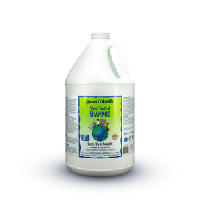 earthbath® Shed Control Shampoo, Green Tea & Awapuhi with Organic Fair Trade Shea Butter, Helps Relieve Shedding & Dander, Made in USA, 128 oz