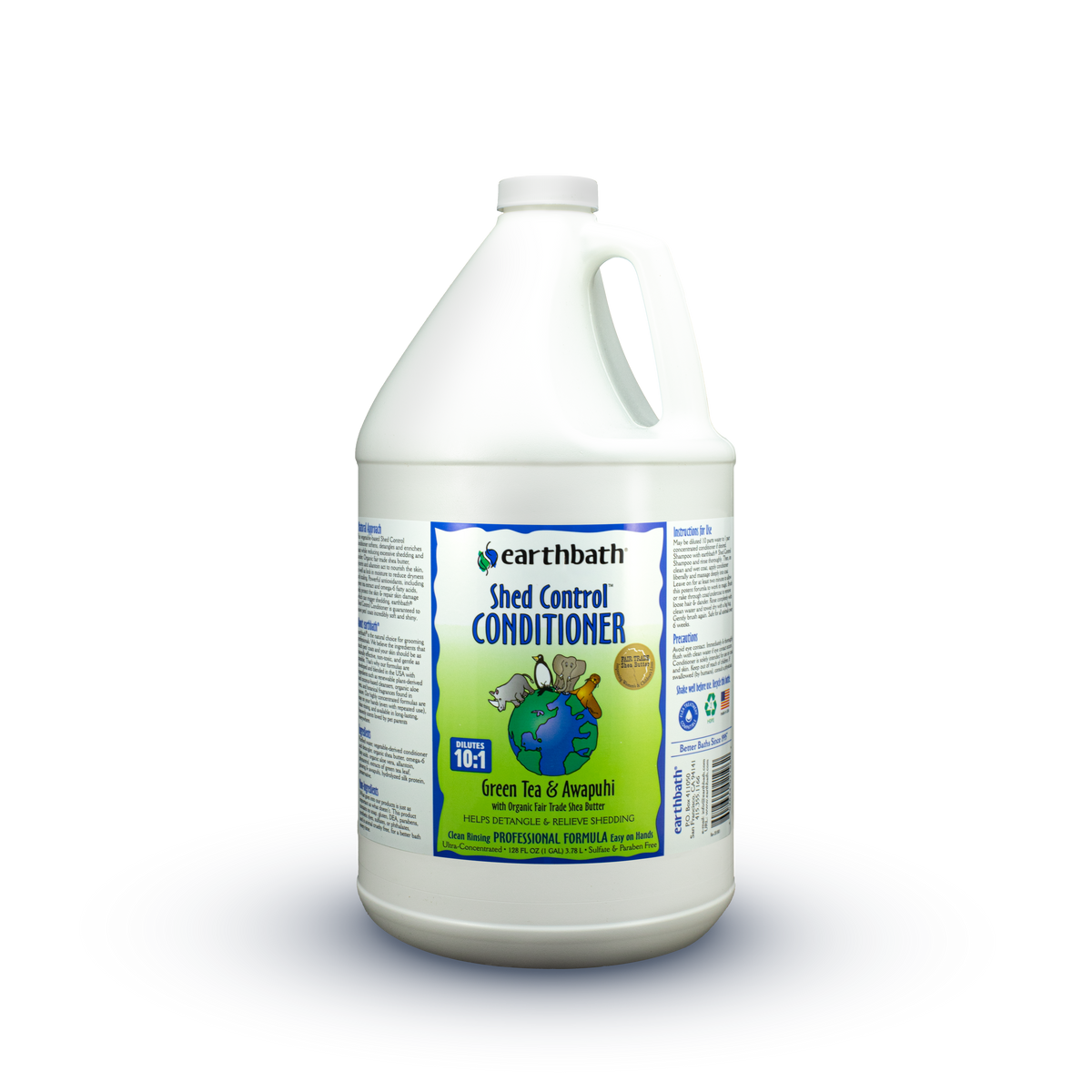 Shed Control Dog Shampoo Gallon Sizes earthbath