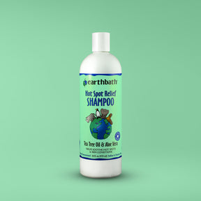 earthbath® Hot Spot Relief Shampoo, Tea Tree Oil & Aloe Vera, Helps Soothe Hot Spots & Skin Conditions, Made in USA, 16 oz