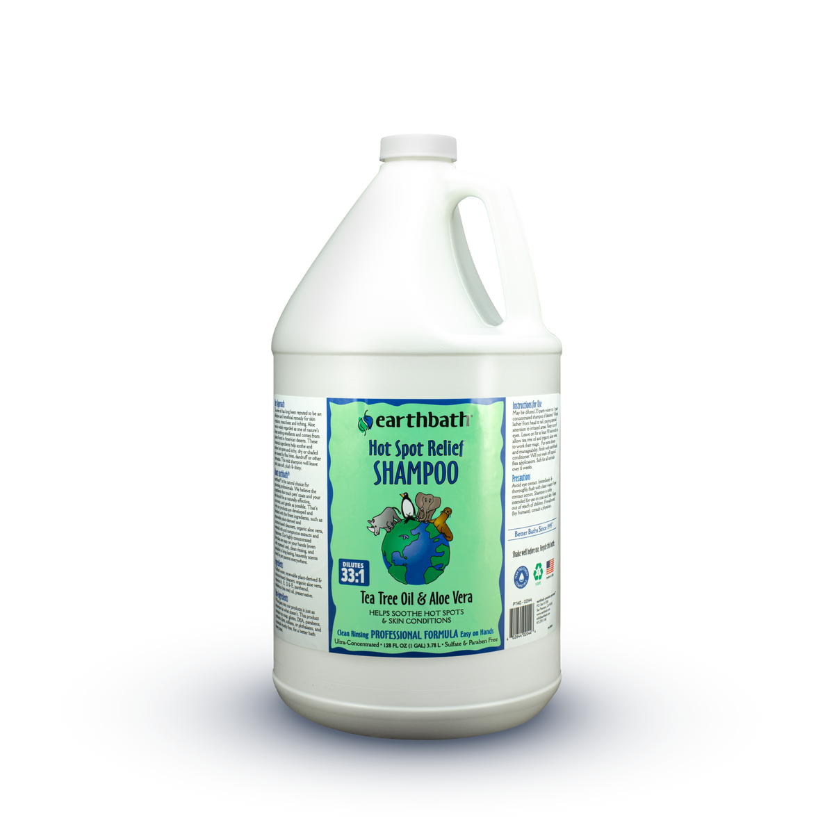 Earthbath tea tree top and aloe shampoo