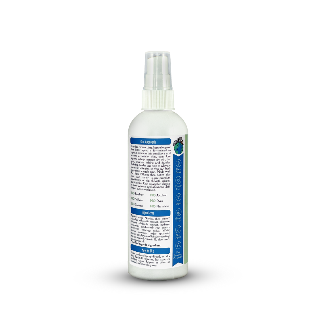 Shea Butter Pet Spray, Moisturizing Dander Relief earthbath®