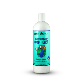 earthbath® Oatmeal & Aloe Conditioner, Vanilla & Almond, Helps Relieve Itchy Dry Skin, Made in USA, 16 oz