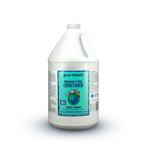 earthbath® Oatmeal & Aloe Conditioner, Vanilla & Almond, Helps Relieve Itchy Dry Skin, Made in USA, 128 oz