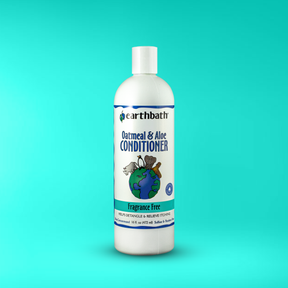 earthbath® Oatmeal & Aloe Conditioner, Fragrance Free, Helps Relieve Itchy Dry Skin, Made in USA, 16 oz