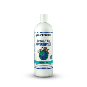 earthbath® Oatmeal & Aloe Conditioner, Fragrance Free, Helps Relieve Itchy Dry Skin, Made in USA, 16 oz