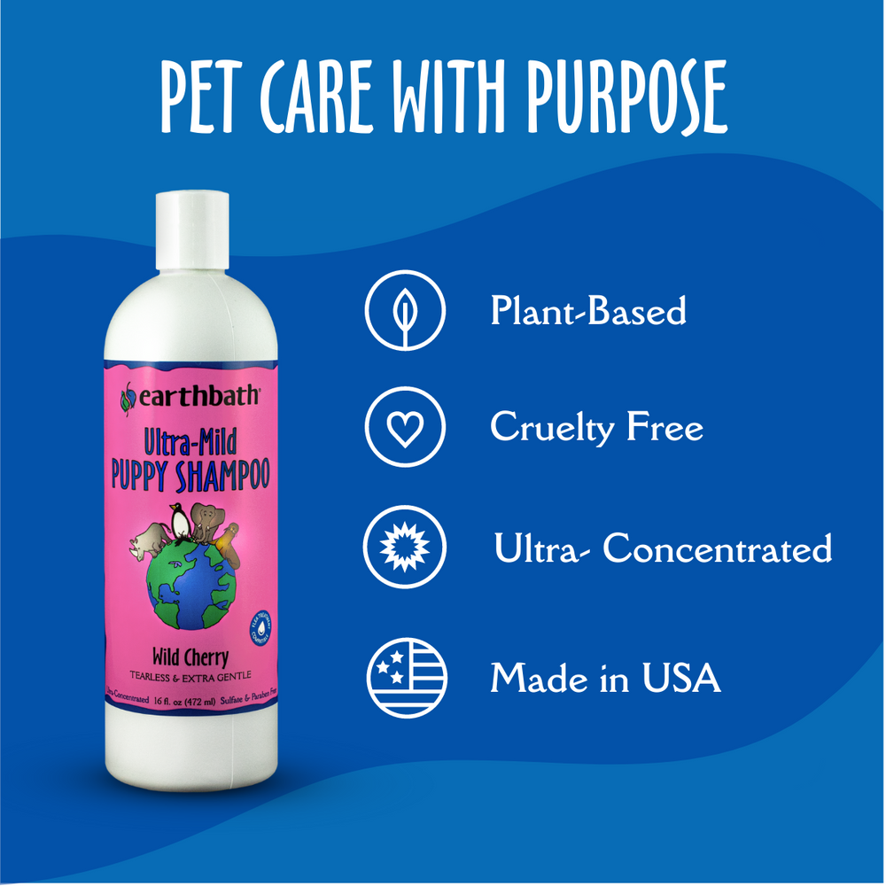 Puppy Shampoo, Tearless & Extra Gentle earthbath®